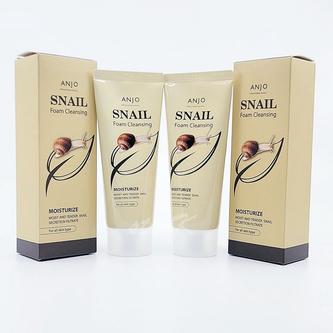 [1+1] 앙쥬 프로페셔널 스네일 클렌징 폼, 2개