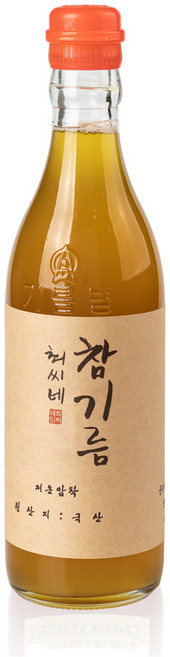 최씨네참기름 - 저온압착 국산참기름(350ml), 350ml, 1개