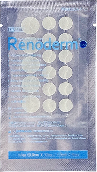 레노덤스팟 여드름패치 점 뺀 후 관리드레싱 17알 1장, 1개 - 쿠팡