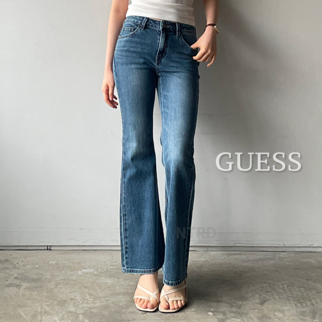 게스 부츠컷 여성 청바지 사계절 데님