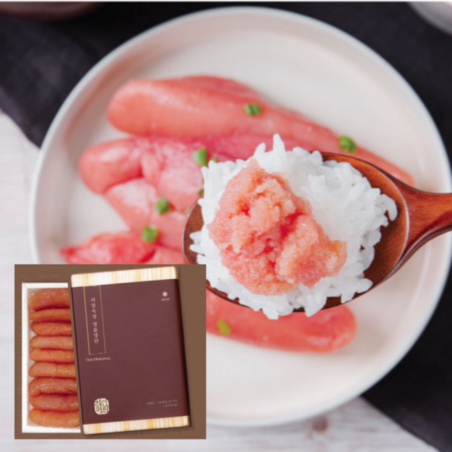 무색소 저염 백 명란젓 최고급 선물용 젓갈 명란 구이 알탕 명절 선물세트, 500g, 1박스