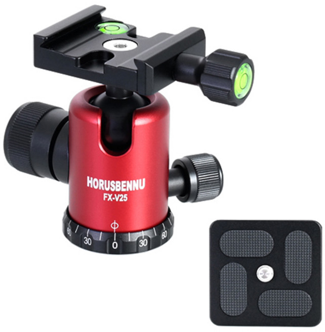 호루스벤누 FX-V25 트레블러 도브테일 볼헤드 레드, 단품, 1개