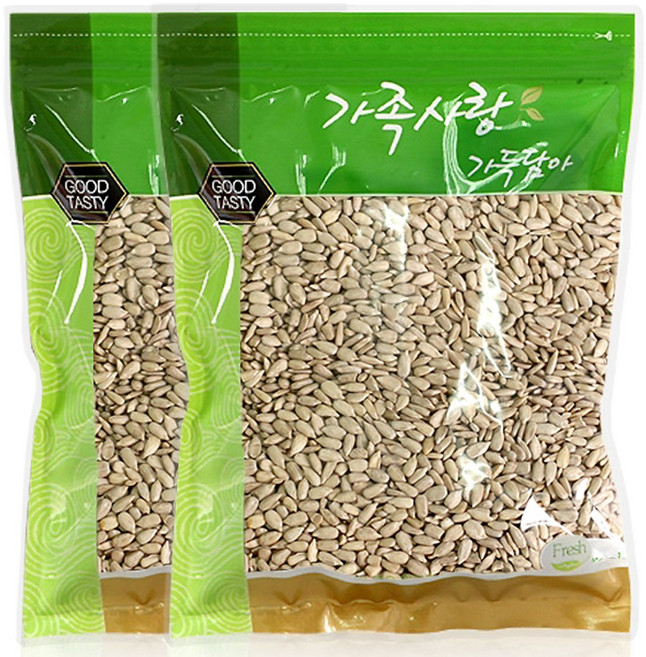 [가온애] 해바라기씨 1kg, 2개