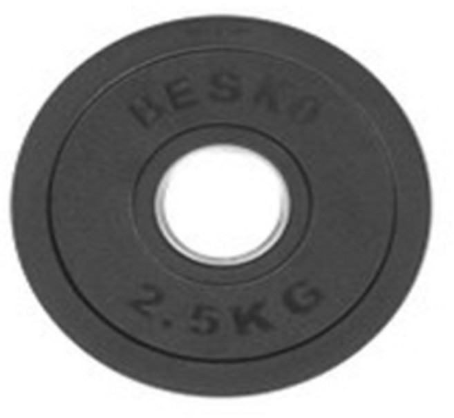 아이언불 4홀 중량 원판 바벨 세트 2.5kg 5kg 10kg 15kg 20kg 25kg, 1개, 블랙