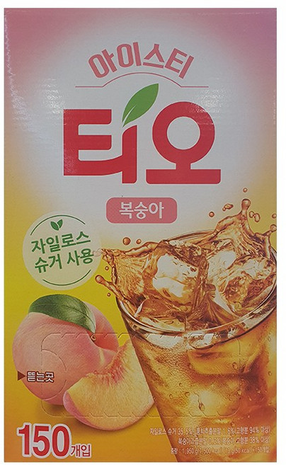티오 아이스티 복숭아맛, 13g, 150개입, 1개