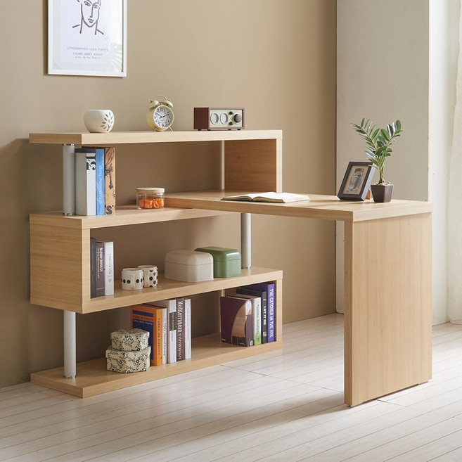 멀티 3단 1200 멀티 책상, 모던 메이플