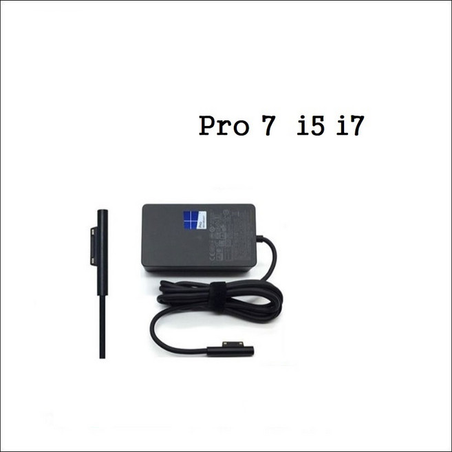 마이크로소프트 Microsoft Pro 7 i5 i7 충전기 65W 1769 1873 1703 1705 1796 1866 1706, 1개