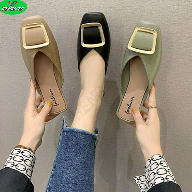 SHENGBO봄 가을 여성 블로퍼 FS-B06 슬리퍼구두 뮬NO.004LH908