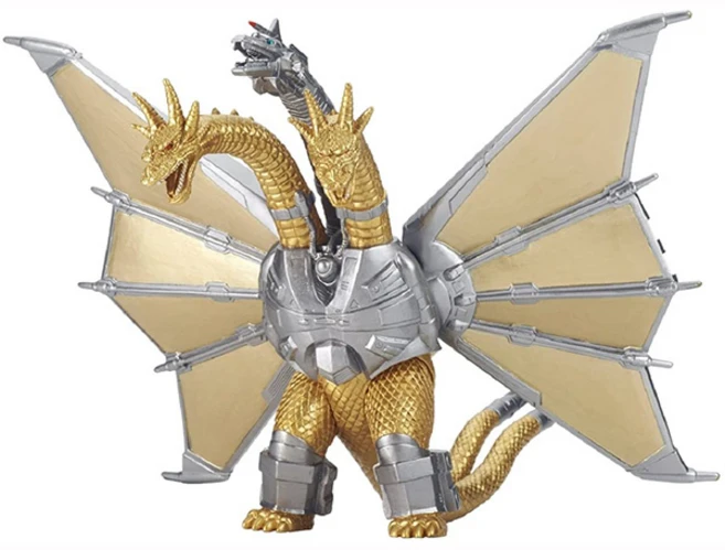 [반다이 정품 당일발송] 무비몬스터 고질라 메카 킹기도라 피규어, 1개 - 쿠팡