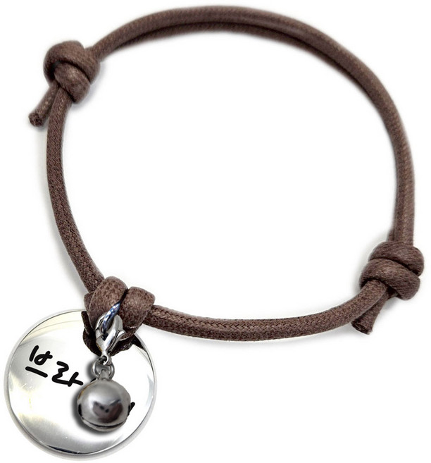 방울인식표 각인목걸이 고양이 강아지 이름표, 24.방울&다크커피, 1개