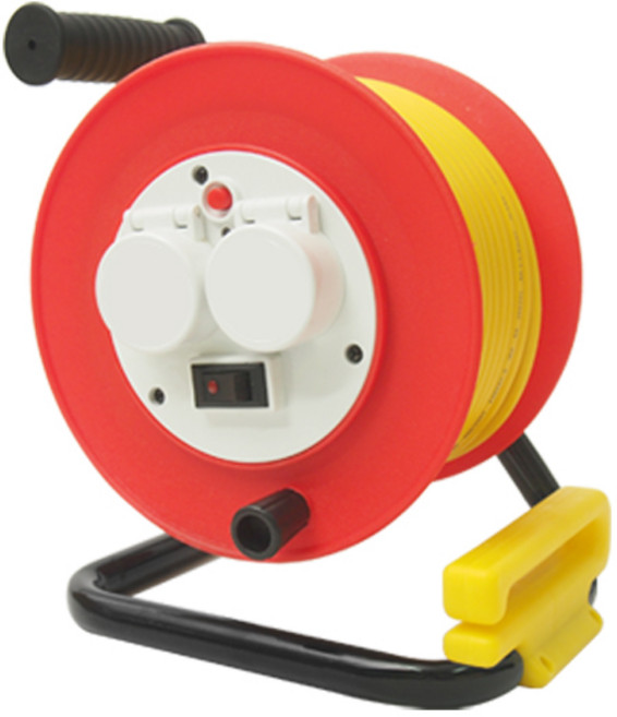 쿠카 릴선 전기릴선 캠핑용릴선 리드선 방우형 국산 정품 스위치타입 가이드장착형, 레드, 1개, 20m