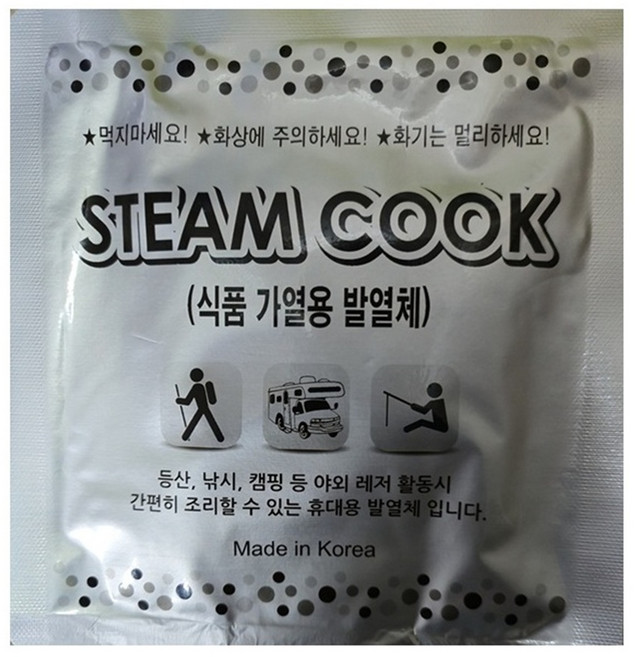 복플러스 국내산 식품가열발열제 발열체, 30개, 60g