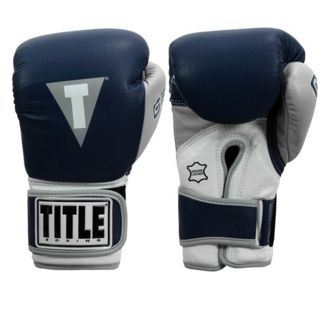 타이틀 젤 월드 복싱글러브 백글러브, 네이비/그레이/화이트