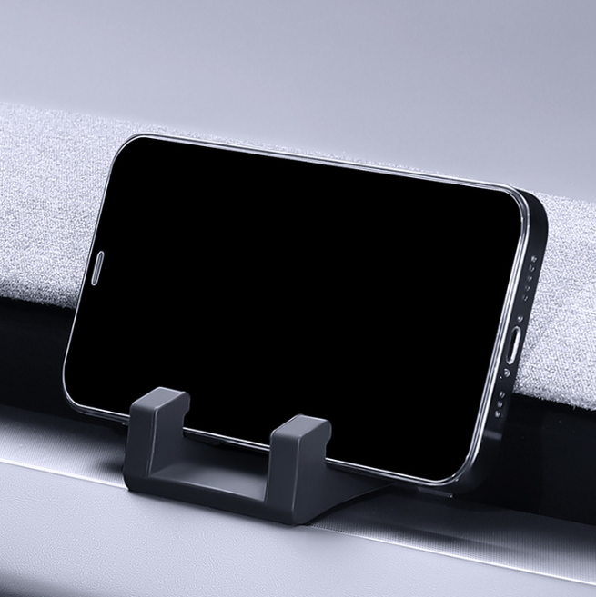 테슬라 스마트폰 거치대 대시보드 실리콘 휴대폰 홀더 태블릿 고정 주니퍼 하이랜드, 블랙, 1개