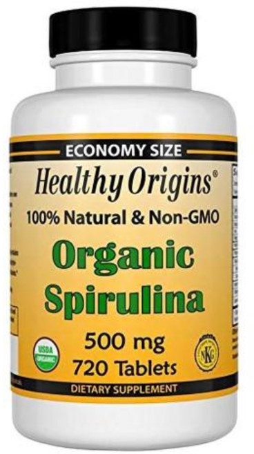 헬시 오리진스 스피루리나 500mg 720정 (NONGMO) 스피리루나 스피루니아 스피루나, 1개