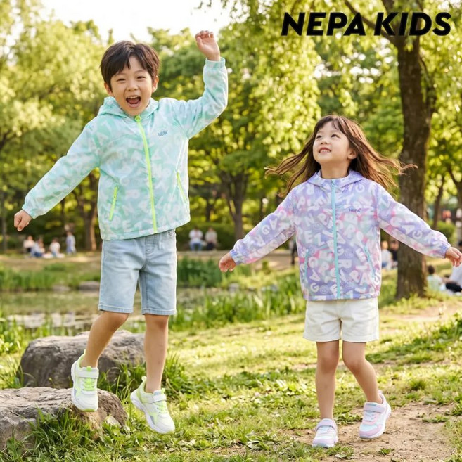 (키즈)패턴 방풍자켓 자켓_KID0609