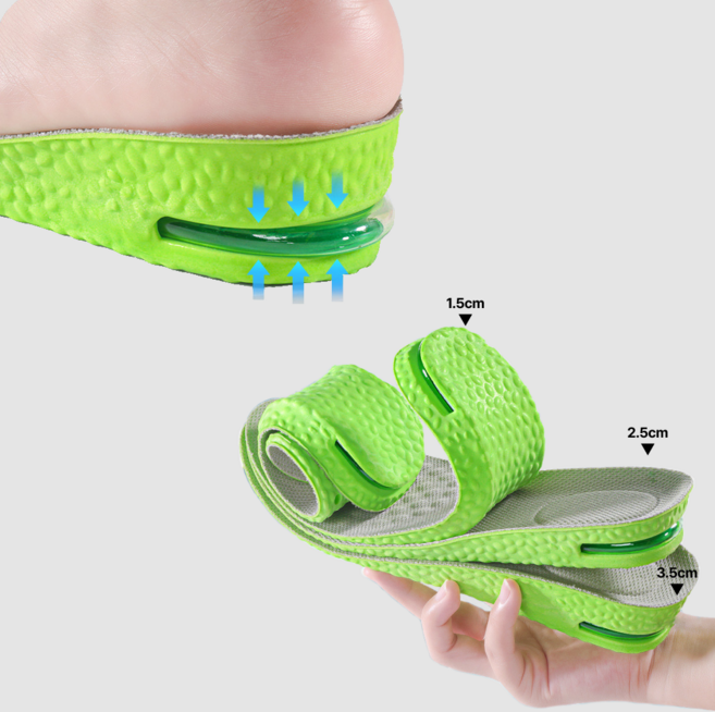 세젠드 에어쿠션깔창 키높이 깔창 신발 푹신한 발편한