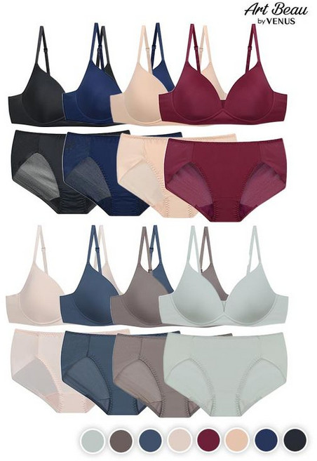 비너스아르보 릴렉스 에브리데이 브라팬티 8종세트 SSET435