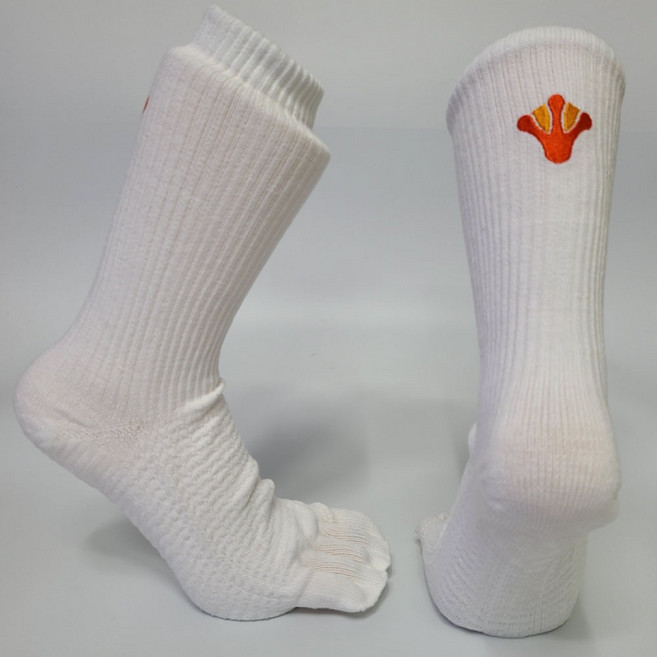 베룽코 니트 빈티지 등산 발가락 팬션 논슬립 트렉킹 무봉조 홀가먼트 장목 축구, 화이트, 1개