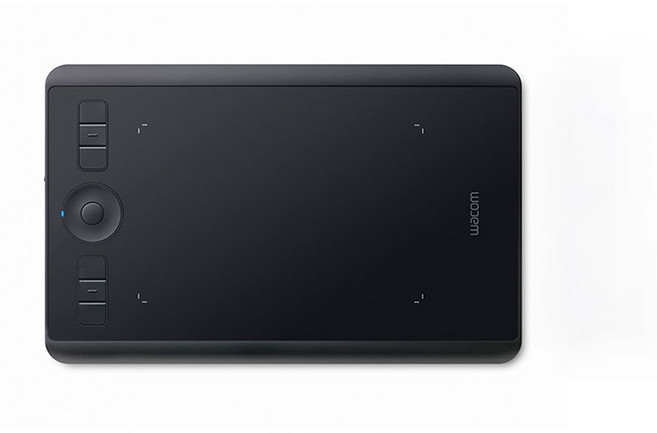 중고 와콤 Intuos Pro PTH-660 전문가용 그래픽 타블렛 미디움, 블랙