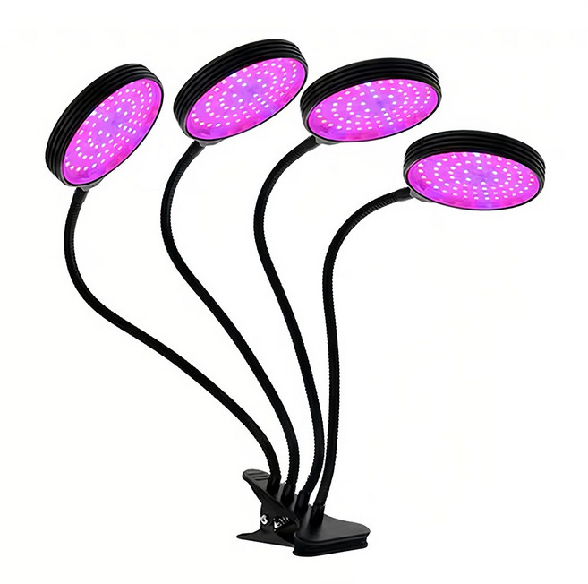 LUMIEL 식물등 클립형 LED 식물 조명 USB 연결타입 LU1003, 4구/60W