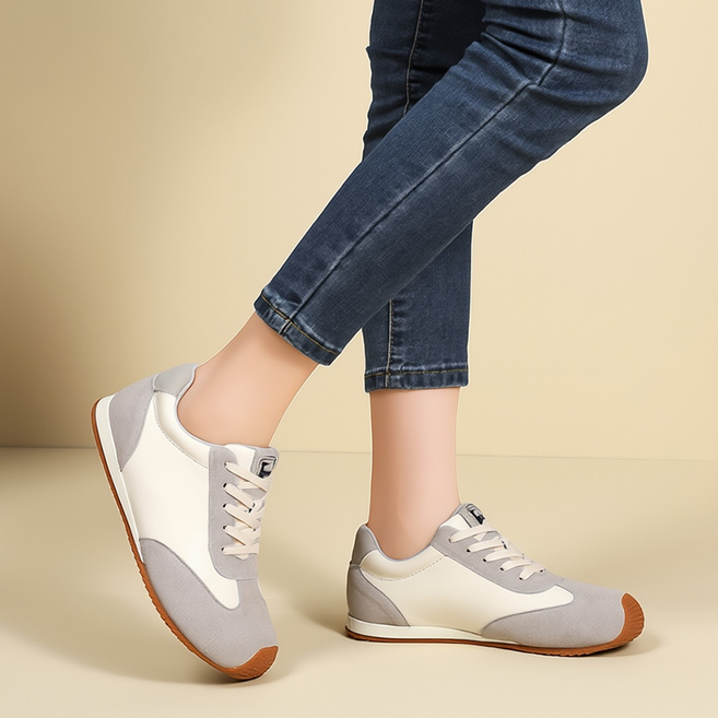 루미포유 여성용 심플 초경량 스니커즈 캐주얼 운동화