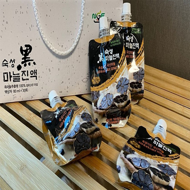 3주 숙성 흑마늘즙 80ml 30포 부모님 선물 흑마늘진액, 177개