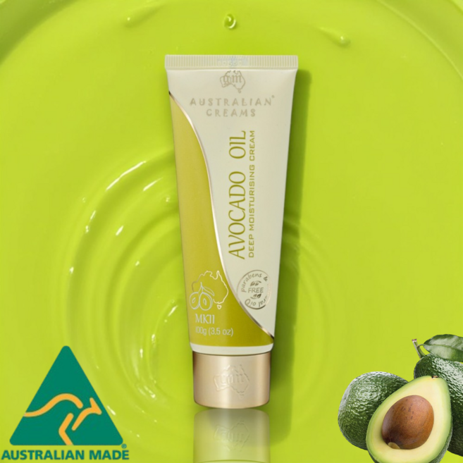 [호주 100%] G&M 아보카도 오일 크림 피부 보습 크림 MKII Cosmetics Australian Creams, 1개, 100g