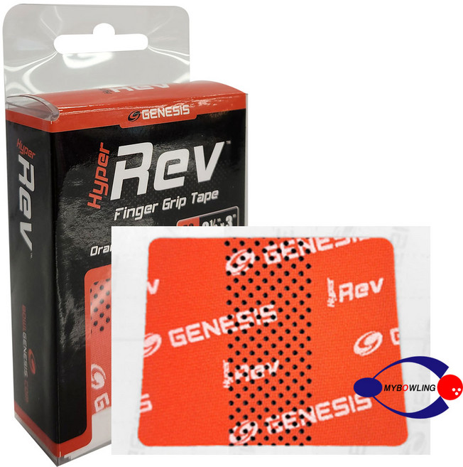 [마이볼링] 제네시스 하이퍼레브 핑거 그립테이프 / 볼링용품 볼링악세서리, 1개, 오렌지