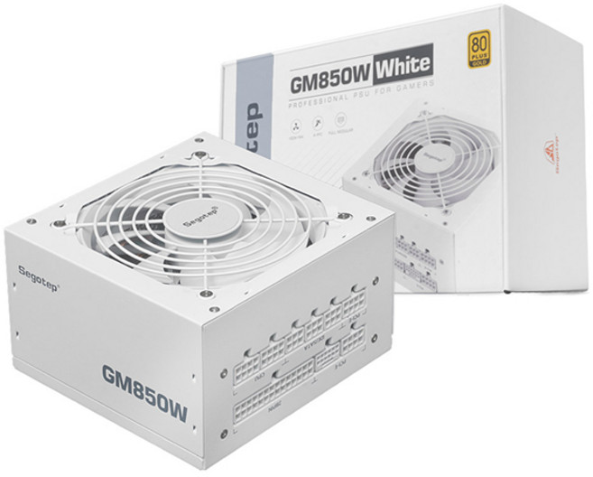 세고텝 GM850W 80PLUS 골드 풀모듈러 ATX 3.1 화이트 PC 파워 서플라이, 파워서플라이