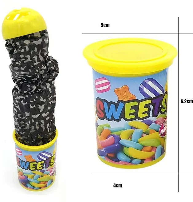 쿠쿠스토어 재미 있은 장난 감자 뱀 점프 할 수 있습니다 공포 개그 만우절 파티 소품 트릭 농담 선물, 01 싱글 사이즈, 01 S Catapult box