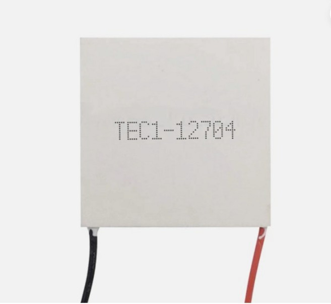 열전소자 TEC1-12704 펠티어 소자 냉각모듈 - DC 12V 4A - 40x40mm 초소형 수냉 쿨러 냉각판, 1개