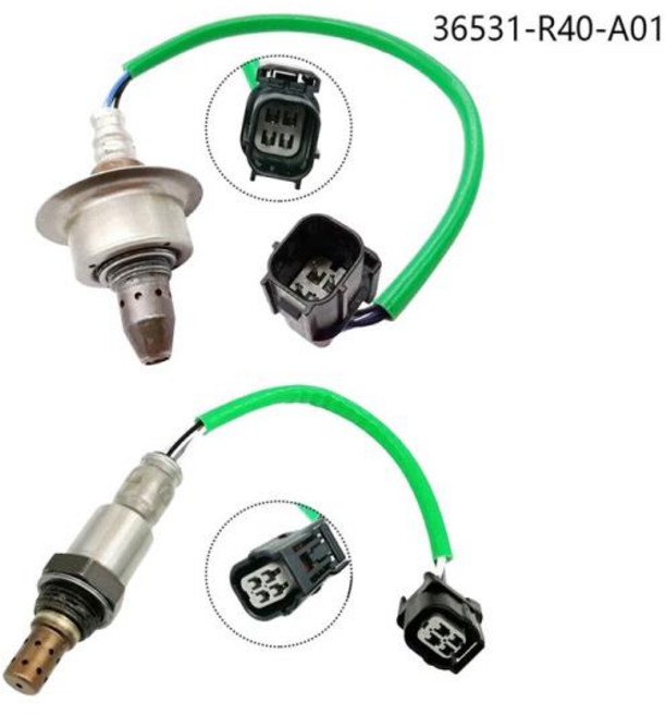 NEW-2Pcs 혼다 어코드 2.4L 아큐라 TSX 2.4L 배기 가스 산소 센서 36531-R40-A01 용 업 + 다운스트림 O2 산