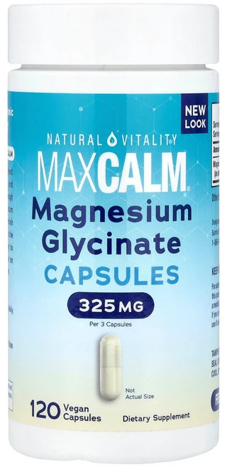 네츄럴바이탈리티 CALM 마그네슘 캡슐 120정, PTG04399, 1개 - 쿠팡