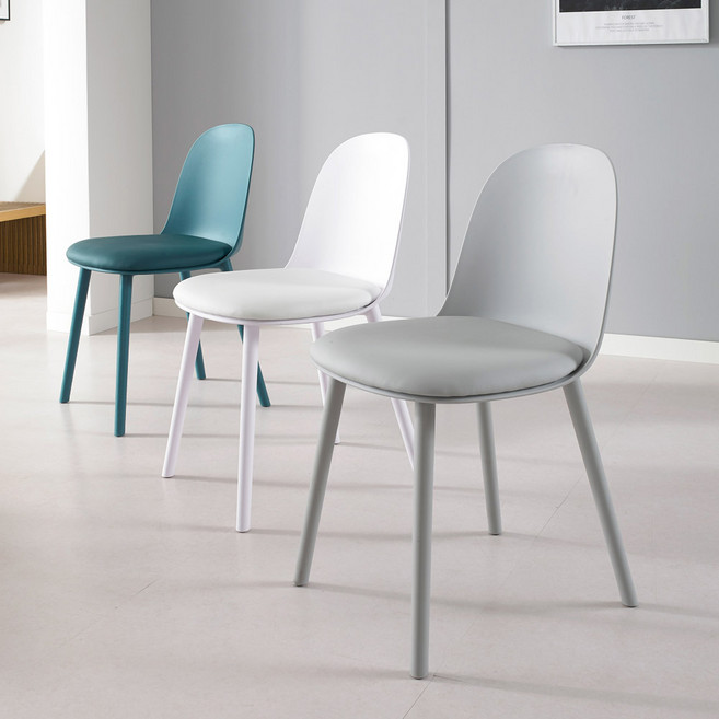 키모 인테리어 카페 식탁 의자, 블루그린, 1개