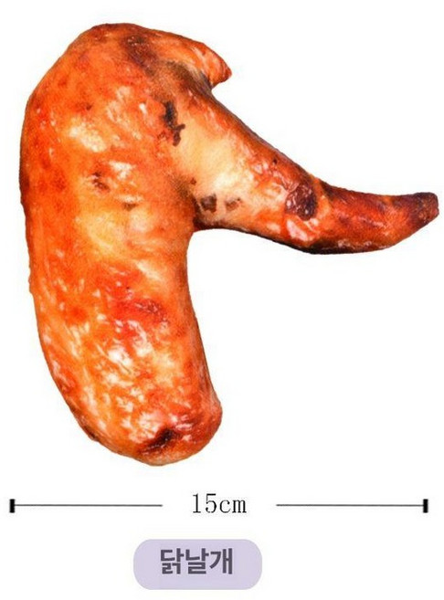고양이 파닥파닥 캣닢 물고기, 1개, 바비큐 치킨 윙