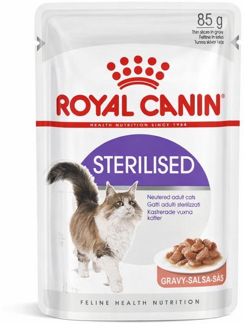 法國皇家 ROYAL CANIN 貓餐包 多入組, 85g, 12個, S37W 絕育成貓