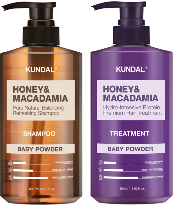 쿤달 네이처샴푸 500ml+단백질트리트먼트 500ml, 1개, 500ml