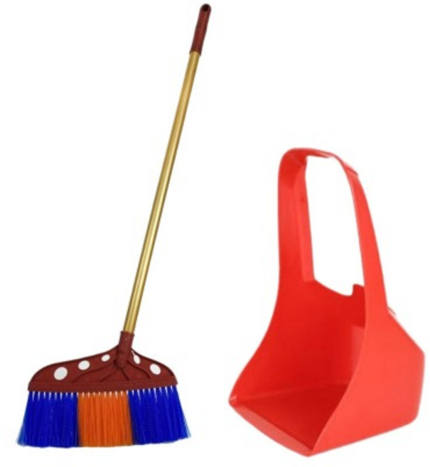 나일론 빗자루 새롬이 쓰레받기 중형 플라스틱 마당비 타이탄비, 14_나이론 빗자루 B (68cm)