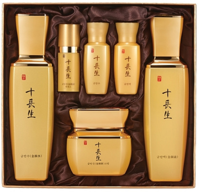 십장생 금안 기초화장품 3종 세트, 1세트