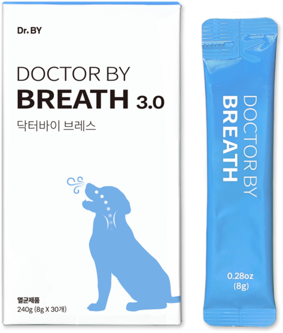 닥터바이 강아지 브레스 기침 켁켁거림 영양제 30p, 30회분, 호흡기/기관지, 1세트