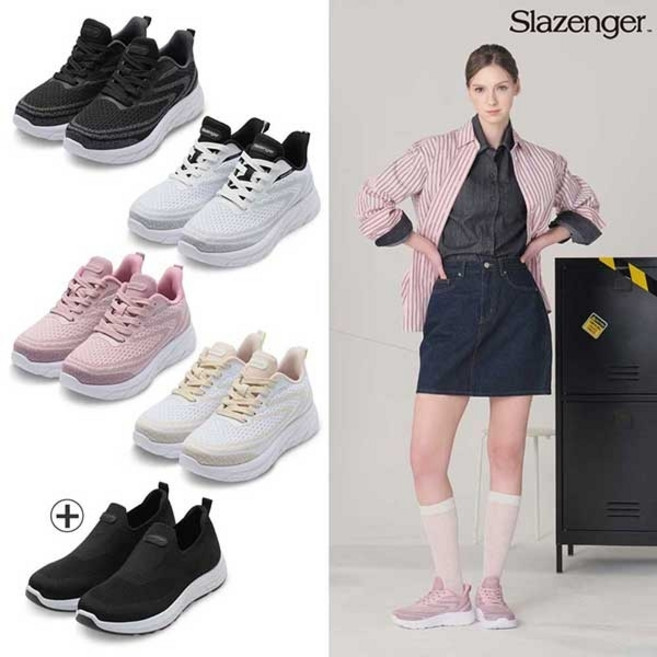 슬레진저 [슬레진저] 여성 워킹화1종+슬립온1종(2종)세트