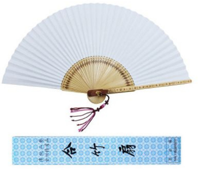 길이30cm 고급접선부채 전주합죽선 15절 서예용품, 길이30cm/고급접선부채/전주합죽선/15절/서예용품