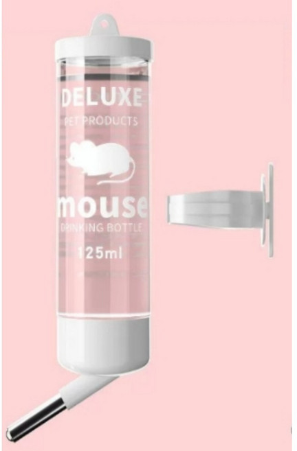 햄스터 토끼 기니피그 물병 거치대 식기 세트, 125ml 물병단품, 1개