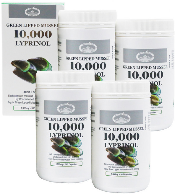 네이처스탑_초록홍합 10000mg 365정 (호주정품 호주직영점), 4개