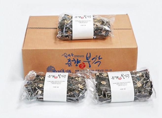 바래봉춘향애부각-마른부각, 1박스, 560g