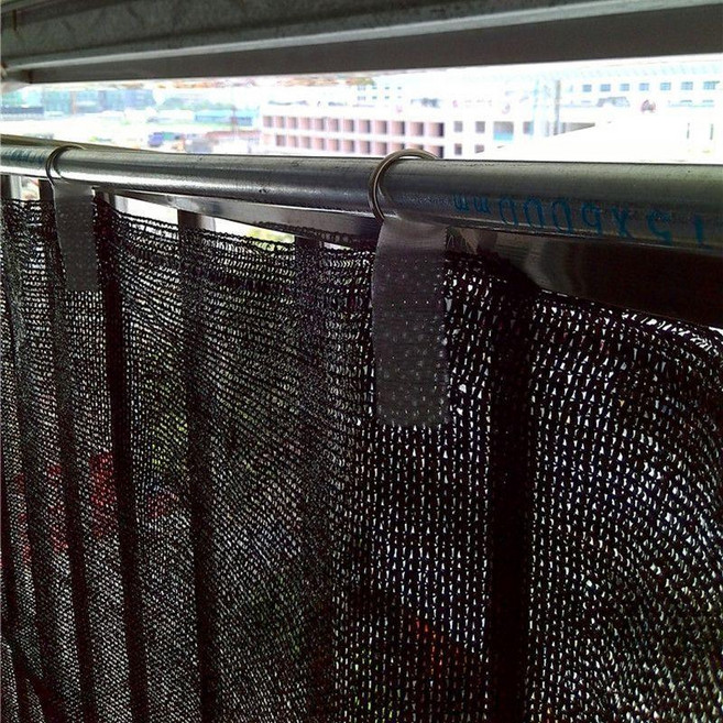 遮陽網遮陽加密家用加厚防雨窗戶陽臺防窺多肉防曬遮光防蚊隔熱網, 黑色遮陽網 防曬隔熱遮陽防雨防偷窺 送繩,1米高*2.5米寬, 黑色