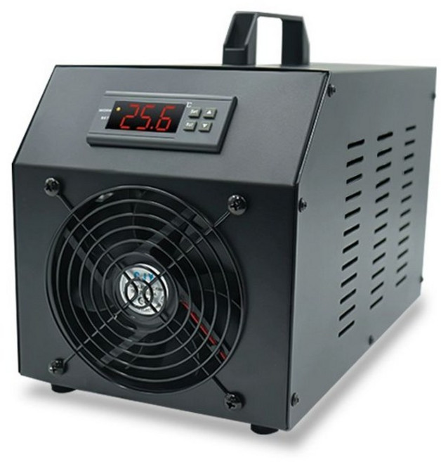 어항냉각기 가정용 냉온 싱글콜드 쿨러 온도조절기 수조 어항 열대어 냉각팬, 1개