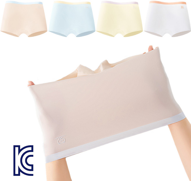 #2137 KC 인증 LUMANOKI 여학생 시원한 냉감원단 4종세트 사각드로즈