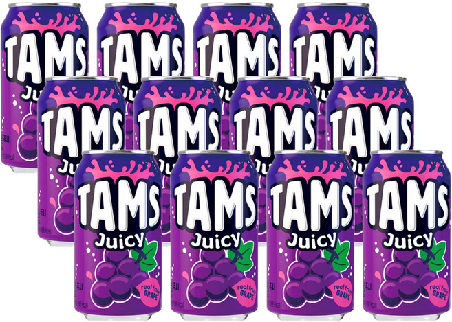 탐스 쥬시 포도 355ml, 12개